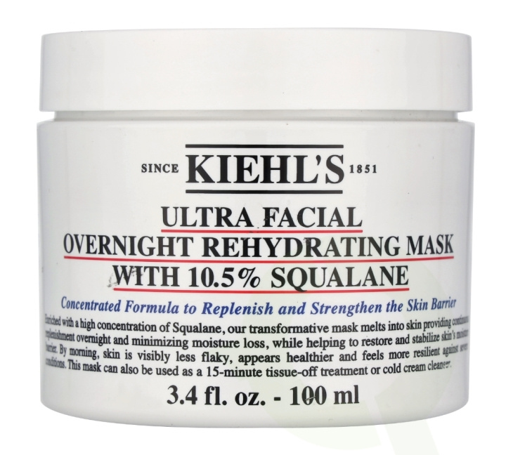 Kiehl\'s Ultra Facial Overnight Face Mask 100 g in de groep BEAUTY & HEALTH / Huidsverzorging / Gezicht / Maskers bij TP E-commerce Nordic AB (C85010)