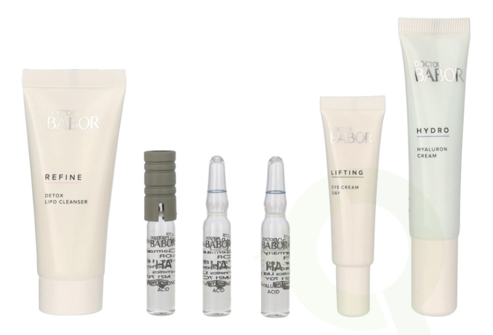 Babor Hydro Filler Routine Set 48 ml Detox Lipo Cleanser 20ml/Hyaluronic Acid Ampoule 6ml/Lifting Eye Cream Day 7ml/Hyaluron Cream 15ml in de groep BEAUTY & HEALTH / Cadeausets / Cadeausets voor haar bij TP E-commerce Nordic AB (C85076)