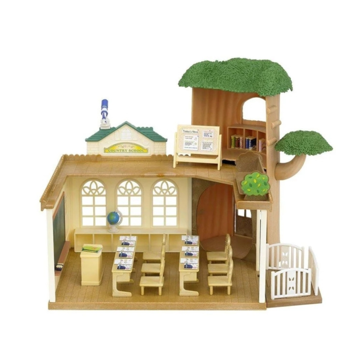 Sylvanian Families Country Tree School (5105) in de groep SPEELGOED, KINDER- & BABYPRODUCTEN / Speelgoed / Speelset bij TP E-commerce Nordic AB (C85153)