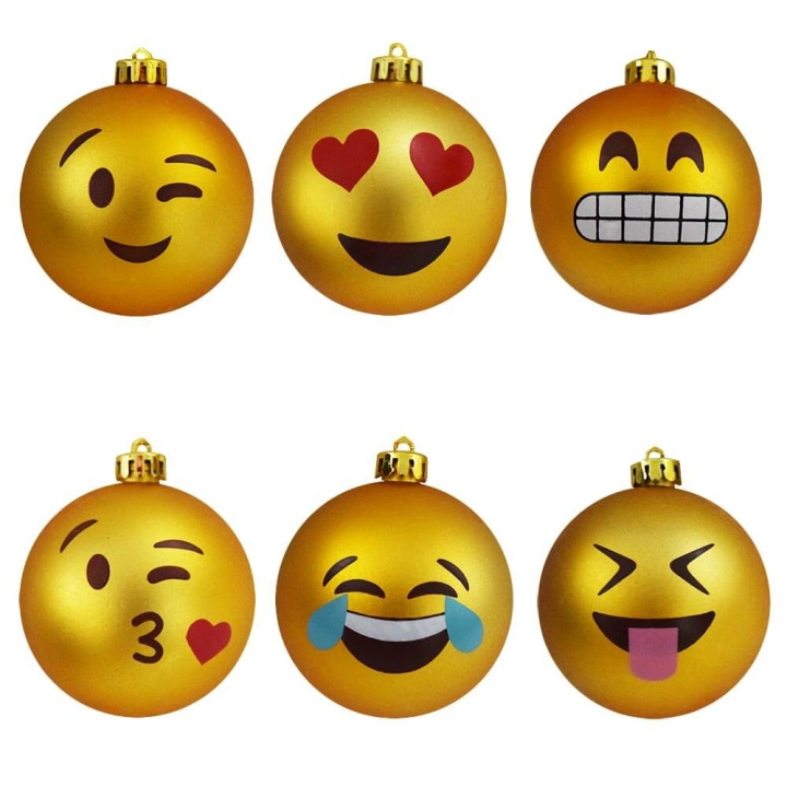 MikaMax Emoji kerstornamenten (04380) in de groep HOME ELECTRONICS / Verlichting / Kerstverlichting bij TP E-commerce Nordic AB (C85172)