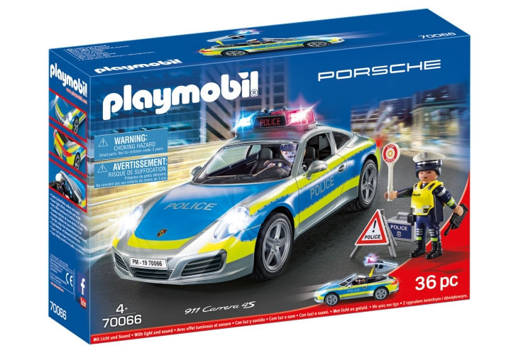 Playmobil Porsche 911 Carrera 4S Politie - Wit (70066) in de groep SPEELGOED, KINDER- & BABYPRODUCTEN / Speelgoed / Speelgoed bij TP E-commerce Nordic AB (C85174)