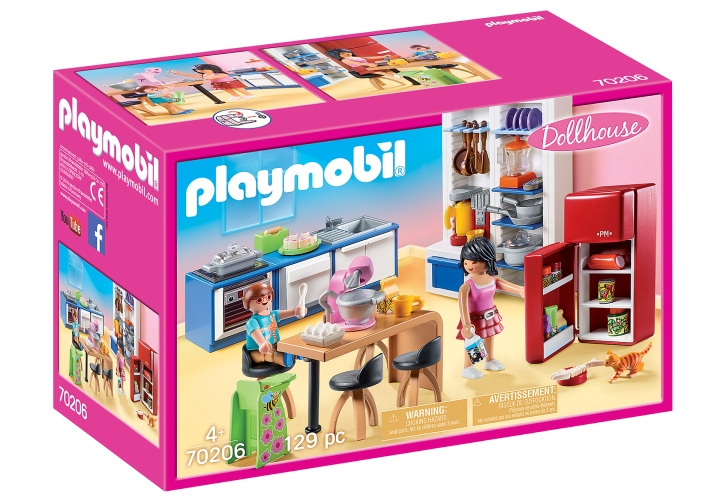 Playmobil Familie keuken (70206) in de groep SPEELGOED, KINDER- & BABYPRODUCTEN / Speelgoed / Speelgoed bij TP E-commerce Nordic AB (C85188)