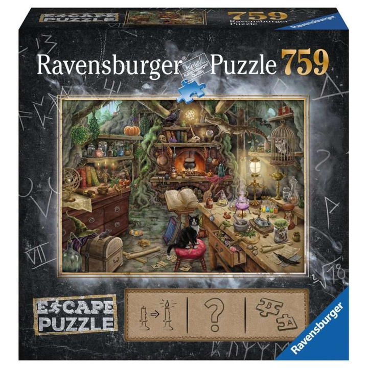 Ravensburger ESCAPE puzzel 3 - Keuken van een heks, 759 pc in de groep SPEELGOED, KINDER- & BABYPRODUCTEN / Speelgoed / Puzzels bij TP E-commerce Nordic AB (C85224)