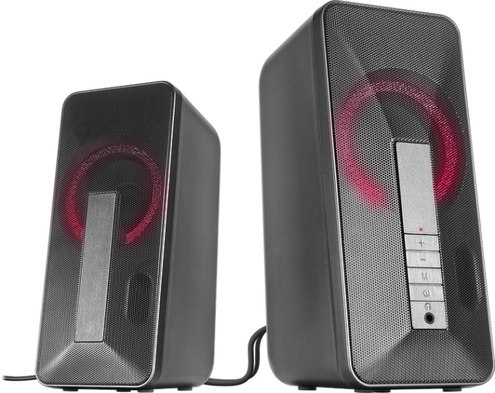 Speedlink Lavel Stereoluidspreker - 3,5mm Stereo-jack/Bluetooth in de groep COMPUTERS & RANDAPPARATUUR / Computeraccessoires / Luidsprekers bij TP E-commerce Nordic AB (C85251)