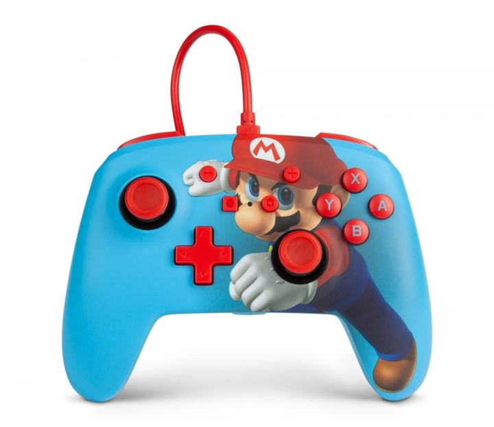 PowerA Nintendo Switch Enhired Bedrade Controller - Mario Punch in de groep HOME ELECTRONICS / Spelconsoles en accessoires / Nintendo Switch / Accessoires bij TP E-commerce Nordic AB (C85267)