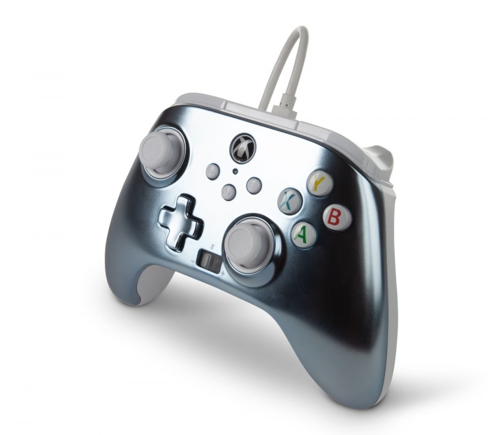 PowerA Verbeterde bedrade controller voor Xbox Series X - S - Metallic Ice in de groep HOME ELECTRONICS / Spelconsoles en accessoires / Xbox Series X bij TP E-commerce Nordic AB (C85284)