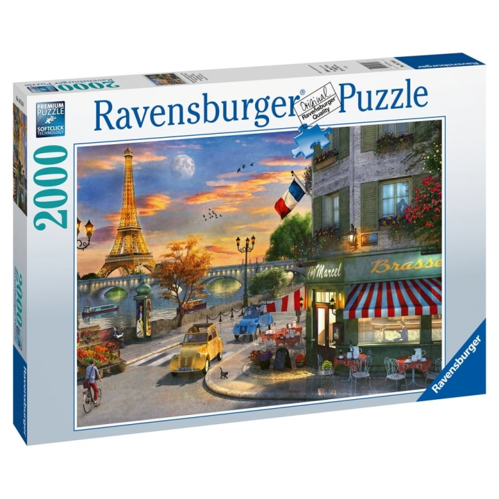 Ravensburger Puzzel 2000p - Zonsondergang Parijs (10216716) in de groep SPORT, VRIJE TIJD & HOBBY / Hobby / Puzzel bij TP E-commerce Nordic AB (C85285)