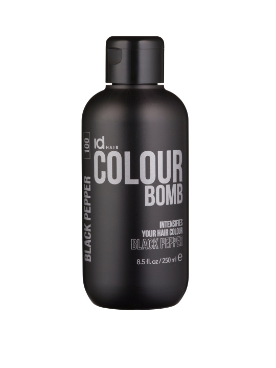 ID Hair Colour Bomb 250 ml - Zwarte peper in de groep BEAUTY & HEALTH / Haar & Styling / Haarverzorging / Haarverf / Haarverf & Kleurbommen bij TP E-commerce Nordic AB (C85338)