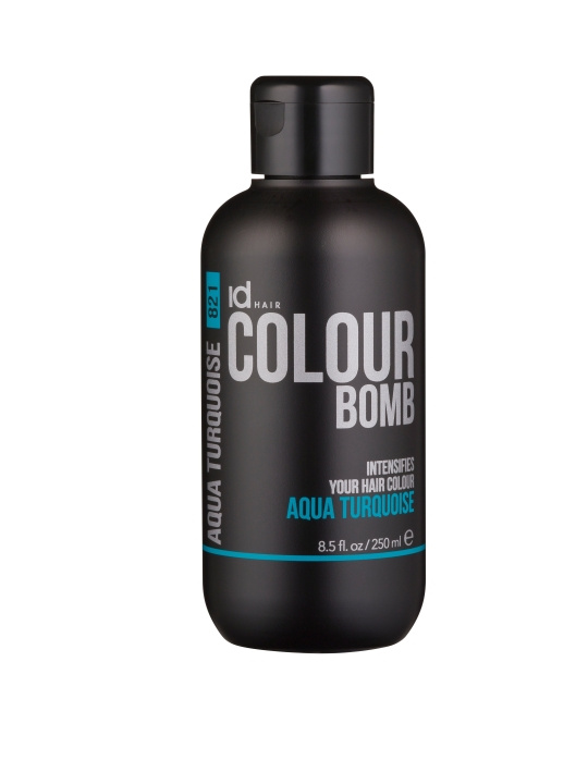 ID Hair Colour Bomb 250 ml - Aqua Turquoise in de groep BEAUTY & HEALTH / Haar & Styling / Haarverzorging / Haarverf / Haarverf & Kleurbommen bij TP E-commerce Nordic AB (C85340)