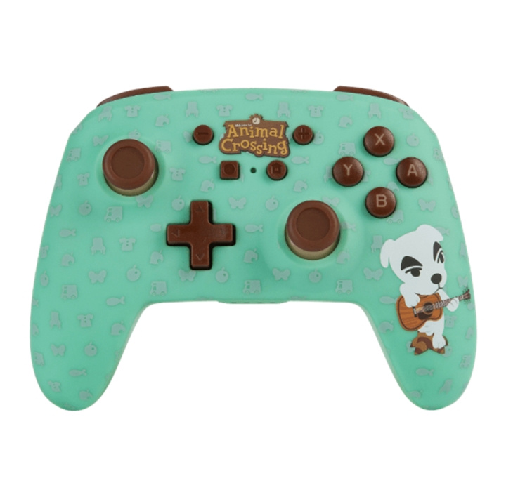 PowerA Nintendo Switch Draadloze Controller Animal Crossing in de groep HOME ELECTRONICS / Spelconsoles en accessoires / Nintendo Switch bij TP E-commerce Nordic AB (C85357)