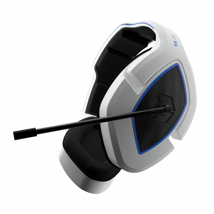 Gioteck TX-50 RF Stereo Gaming Headset (Wit/Blauw) (Uni) in de groep COMPUTERS & RANDAPPARATUUR / GAMING / Koptelefoon bij TP E-commerce Nordic AB (C85358)