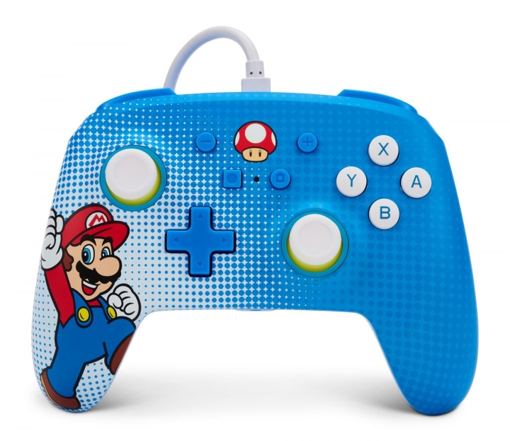 PowerA Bedrade controller - MARIO POP ART - Switch in de groep HOME ELECTRONICS / Spelconsoles en accessoires / Nintendo Switch bij TP E-commerce Nordic AB (C85413)