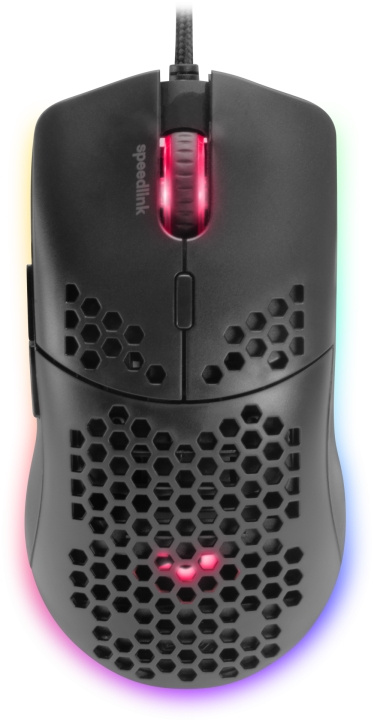 Speedlink SKELL Lichtgewicht RGB Gaming Muis, zwart in de groep COMPUTERS & RANDAPPARATUUR / Muizen en toetsenborden / Muizen / Gaming bij TP E-commerce Nordic AB (C85415)