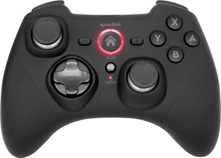 Speedlink RAIT Bluetooth-gamepad - voor Nintendo Switch/OLED, rubber-zwart in de groep HOME ELECTRONICS / Spelconsoles en accessoires / Nintendo Switch bij TP E-commerce Nordic AB (C85424)