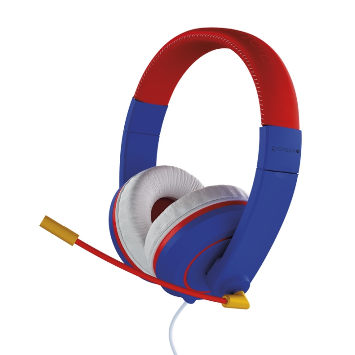 Gioteck XH-100S Bedrade Stereo Hoofdtelefoon (Blauw/Rood) in de groep COMPUTERS & RANDAPPARATUUR / GAMING / Koptelefoon bij TP E-commerce Nordic AB (C85427)