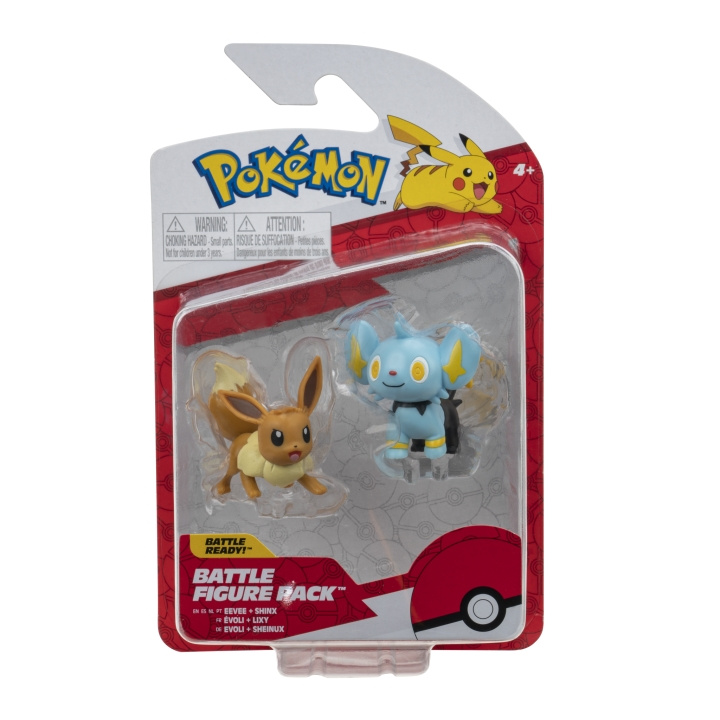 Pokémon Pakket met strijdfiguren - Shinx & Eevee (PKW2647) in de groep SPEELGOED, KINDER- & BABYPRODUCTEN / Speelgoed / Figuren, Miniaturen & accessoires bij TP E-commerce Nordic AB (C85440)