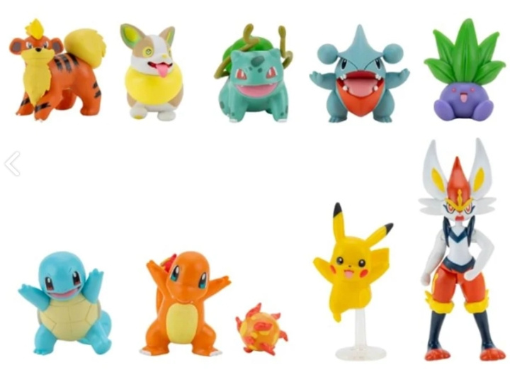 Pokémon Battle figuur 10 pack (PKW2855) in de groep SPEELGOED, KINDER- & BABYPRODUCTEN / Speelgoed / Figuren, Miniaturen & accessoires bij TP E-commerce Nordic AB (C85443)