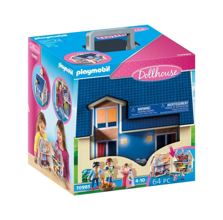 Playmobil Poppenhuis meenemen (70985) in de groep SPEELGOED, KINDER- & BABYPRODUCTEN / Speelgoed / Speelgoed bij TP E-commerce Nordic AB (C85448)