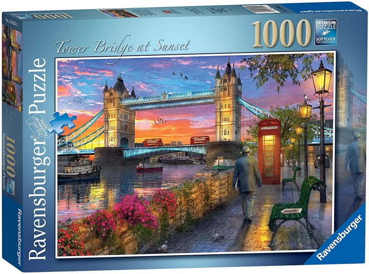 Ravensburger Tower Bridge bij zonsondergang 1000p (10215033) in de groep SPEELGOED, KINDER- & BABYPRODUCTEN / Speelgoed / Puzzels bij TP E-commerce Nordic AB (C85450)