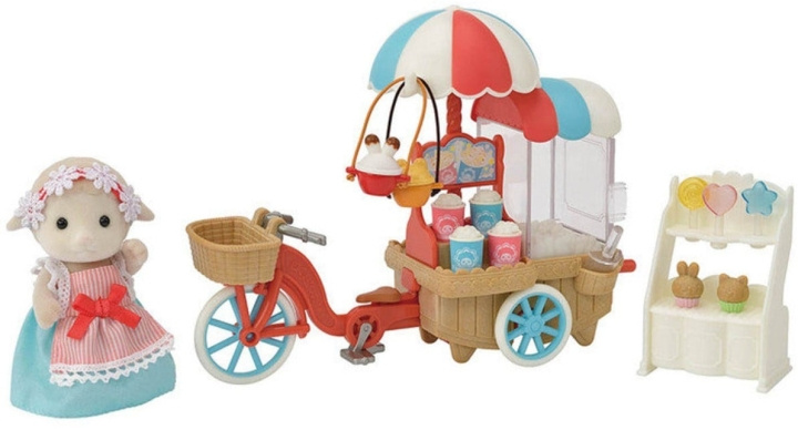 Sylvanian Families Popcorn Bezorg Trike (5653) in de groep SPEELGOED, KINDER- & BABYPRODUCTEN / Speelgoed / Figuren, Miniaturen & accessoires bij TP E-commerce Nordic AB (C85459)