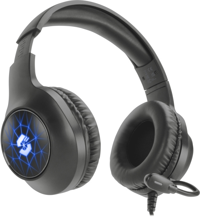 Speedlink VIRTAS verlichte 7.1 Gaming Headset, zwart in de groep COMPUTERS & RANDAPPARATUUR / GAMING / Koptelefoon bij TP E-commerce Nordic AB (C85505)