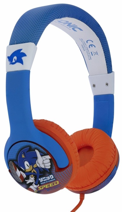 OTL Junior hoofdtelefoon - SEGA Sonic the Hedgehog (SH0911) in de groep HOME ELECTRONICS / Audio & Beeld / Koptelefoon & Accessoires / Koptelefoon bij TP E-commerce Nordic AB (C85517)