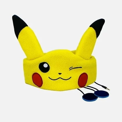 OTL Kinderhoofdtelefoon met audioband - Pokémon Pikachu (PK0794) in de groep HOME ELECTRONICS / Audio & Beeld / Koptelefoon & Accessoires / Koptelefoon bij TP E-commerce Nordic AB (C85522)