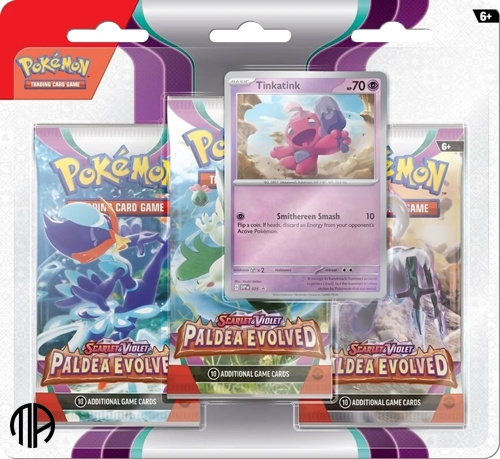 Pokémon - Blisterverpakking 3p Scarlet & Violet - Paldea Evolved (POK85353) in de groep SPEELGOED, KINDER- & BABYPRODUCTEN / Speelgoed bij TP E-commerce Nordic AB (C85578)