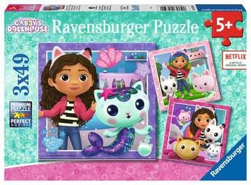 Ravensburger 3x49p - Gabby\'s Poppenhuis (10105659) in de groep SPEELGOED, KINDER- & BABYPRODUCTEN / Speelgoed / Puzzels bij TP E-commerce Nordic AB (C85660)