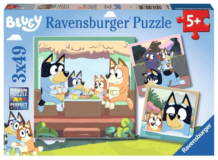 Ravensburger Bluey 3x49p - (10105685) in de groep SPEELGOED, KINDER- & BABYPRODUCTEN / Speelgoed / Puzzels bij TP E-commerce Nordic AB (C85662)