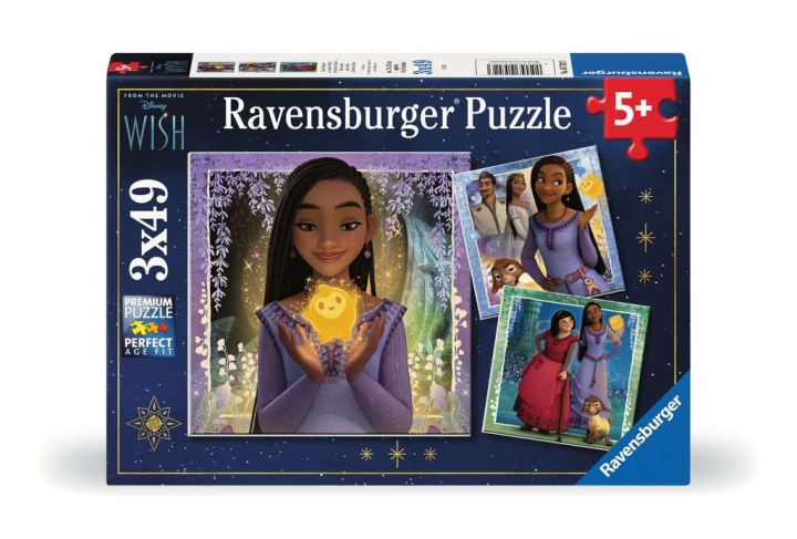 Ravensburger Disney Wens 3x49p - (10105702) in de groep SPEELGOED, KINDER- & BABYPRODUCTEN / Speelgoed / Puzzels bij TP E-commerce Nordic AB (C85702)