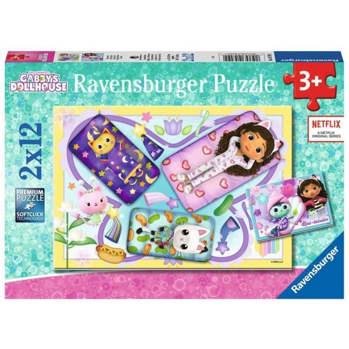 Ravensburger Gabby\'s Poppenhuis 2x12p - (10105709) in de groep SPEELGOED, KINDER- & BABYPRODUCTEN / Speelgoed / Puzzels bij TP E-commerce Nordic AB (C85704)