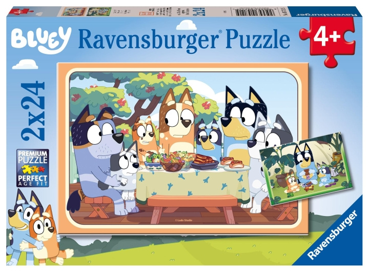 Ravensburger Bluey 2x24p - (10105711) in de groep SPEELGOED, KINDER- & BABYPRODUCTEN / Speelgoed / Puzzels bij TP E-commerce Nordic AB (C85706)