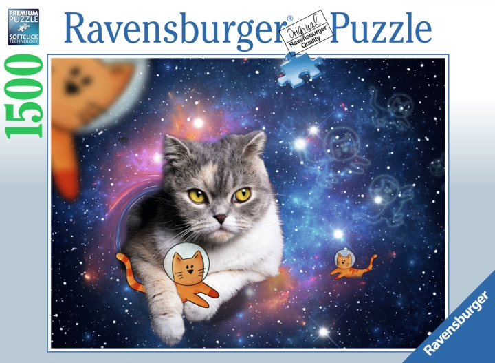 Ravensburger Katten in de ruimte 1500p - (10217439) in de groep SPEELGOED, KINDER- & BABYPRODUCTEN / Speelgoed / Puzzels bij TP E-commerce Nordic AB (C85713)