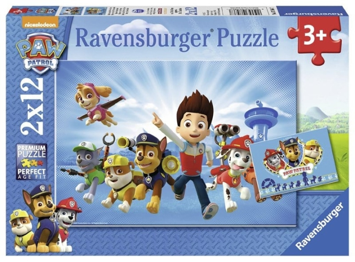 Ravensburger Paw Patrol 2x12p puzzel - (10107586) in de groep SPEELGOED, KINDER- & BABYPRODUCTEN / Speelgoed / Puzzels bij TP E-commerce Nordic AB (C85723)