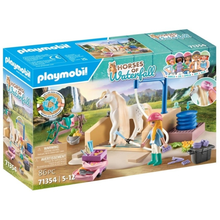 Playmobil Wasstation met Isabella en Leeuwin (71354) in de groep SPEELGOED, KINDER- & BABYPRODUCTEN / Speelgoed / Speelgoed bij TP E-commerce Nordic AB (C85747)