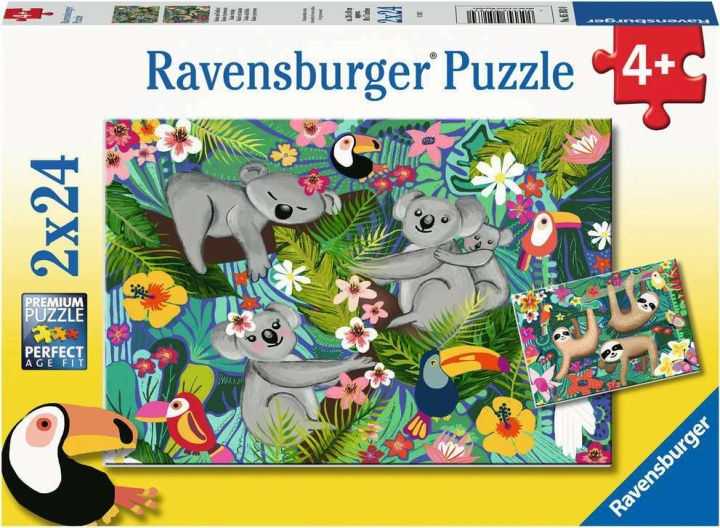 Ravensburger Koala\'s en luiaards 2x24p - 05183 in de groep SPEELGOED, KINDER- & BABYPRODUCTEN / Speelgoed / Puzzels bij TP E-commerce Nordic AB (C85772)