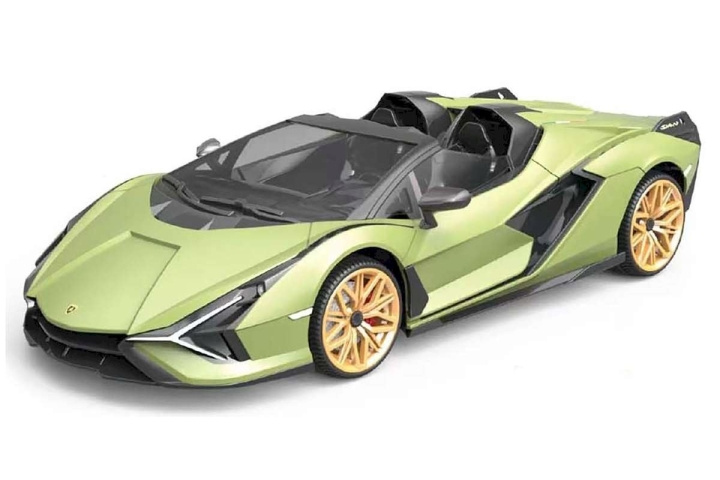 TEC-TOY Lamborghini Sian R/C 1:12 - Groen (471303) in de groep SPEELGOED, KINDER- & BABYPRODUCTEN / Op afstand bestuurbaar / Afstand bestuurbare auto\'s bij TP E-commerce Nordic AB (C85840)