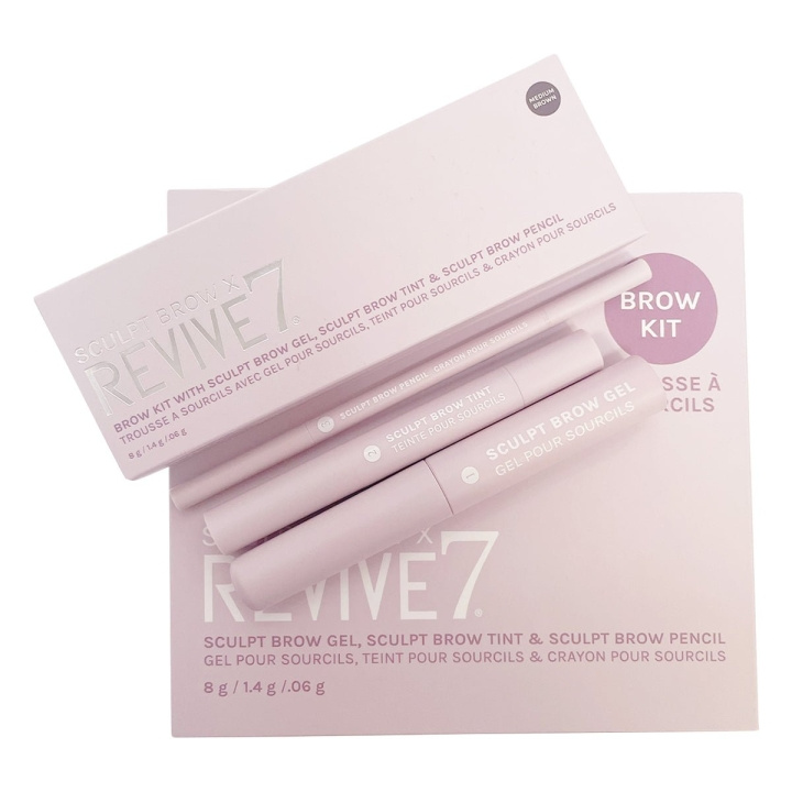 REVIVE7 Sculpt Brow x REVIVE7 Wenkbrauw Kit Licht in de groep BEAUTY & HEALTH / Makeup / Ogen & Wenkbrauwen / Wenkbrauwpotloden bij TP E-commerce Nordic AB (C85849)