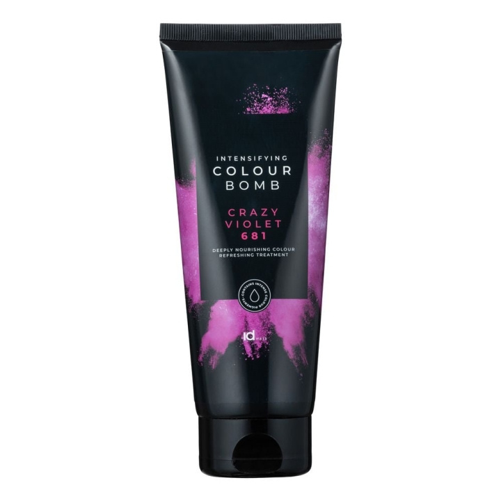 ID Hair Colour Bomb Crazy Violet 681 - 200 ml in de groep BEAUTY & HEALTH / Haar & Styling / Haarverzorging / Haarverf / Haarverf & Kleurbommen bij TP E-commerce Nordic AB (C85858)