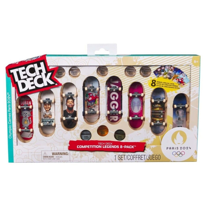 Tech Deck Olympic 96 mm toets - 8 Pack (6070368) in de groep SPEELGOED, KINDER- & BABYPRODUCTEN / Speelgoed / Actie spel bij TP E-commerce Nordic AB (C85912)