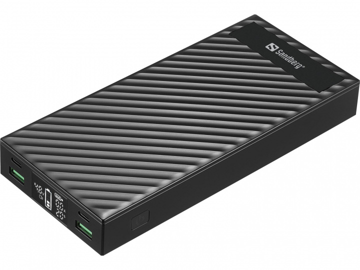 Sandberg Powerbank 2 x USB-C PD100W 30.000mAh in de groep SMARTPHONE & TABLETS / Opladers & Kabels / Powerbanks bij TP E-commerce Nordic AB (C85939)