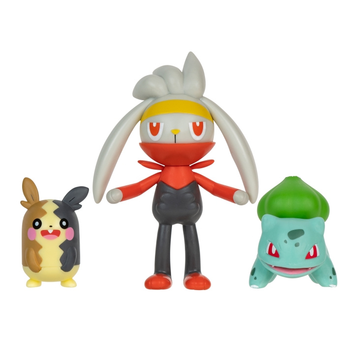 Pokémon Strijdfiguur 3 Pk - Morpeko, Bulbasaur (PKW3055) in de groep SPEELGOED, KINDER- & BABYPRODUCTEN / Speelgoed / Figuren, Miniaturen & accessoires bij TP E-commerce Nordic AB (C85986)