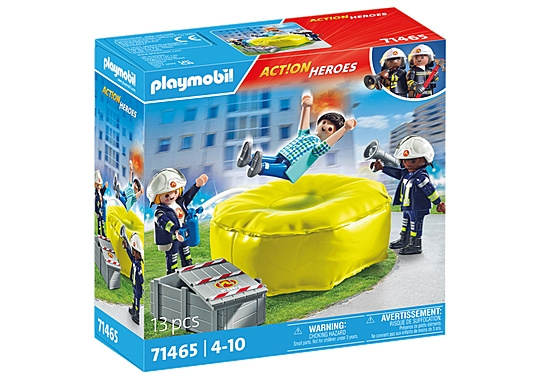 Playmobil Brandweerman met luchtkussen (71465) in de groep SPEELGOED, KINDER- & BABYPRODUCTEN / Speelgoed / Speelgoed bij TP E-commerce Nordic AB (C86019)