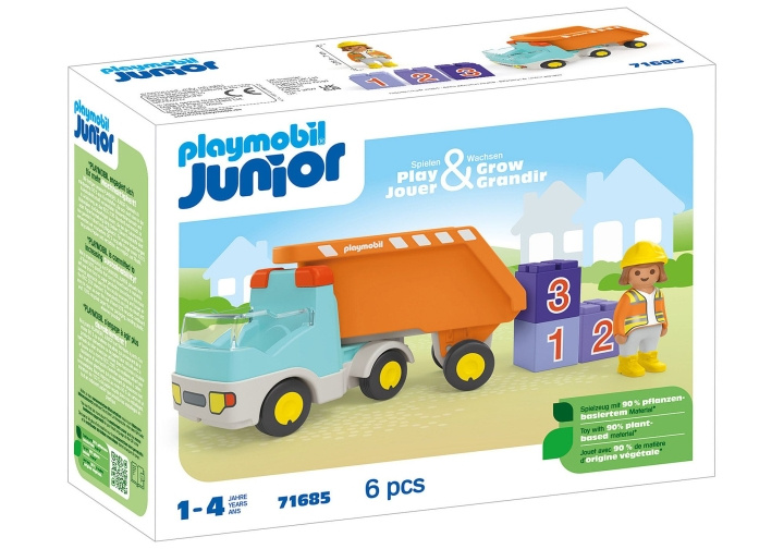 Playmobil JUNIOR: Kiepwagen (71685) in de groep SPEELGOED, KINDER- & BABYPRODUCTEN / Speelgoed / Speelgoed bij TP E-commerce Nordic AB (C86050)