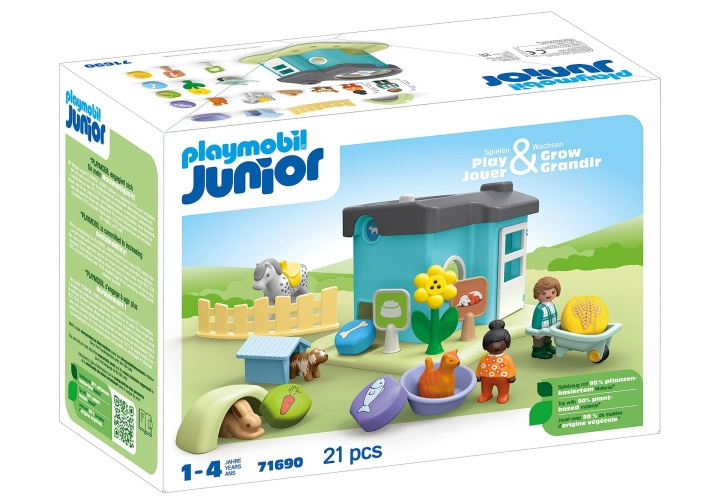 Playmobil Junior: Animal Home met traktatiedispenser (71690) in de groep SPEELGOED, KINDER- & BABYPRODUCTEN / Speelgoed / Speelgoed bij TP E-commerce Nordic AB (C86063)