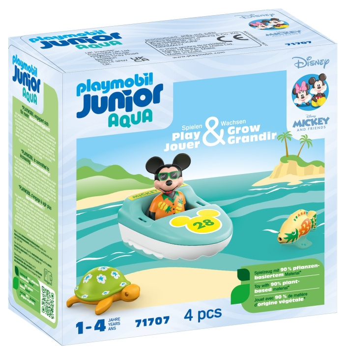 Playmobil JUNIOR & Disney: Mickey\'s Boottocht (71707) in de groep SPEELGOED, KINDER- & BABYPRODUCTEN / Speelgoed / Speelgoed bij TP E-commerce Nordic AB (C86068)