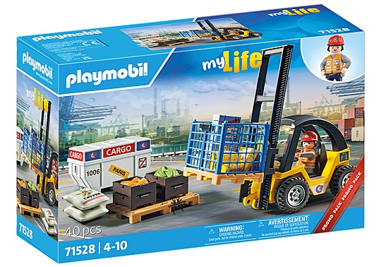 Playmobil Heftruck met lading (71528) in de groep SPEELGOED, KINDER- & BABYPRODUCTEN / Speelgoed / Speelgoed bij TP E-commerce Nordic AB (C86072)