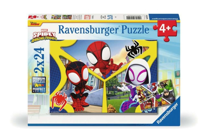 Ravensburger Puzzel Spidey en Verbazingwekkende vrienden 2x24p in de groep SPEELGOED, KINDER- & BABYPRODUCTEN / Speelgoed / Puzzels bij TP E-commerce Nordic AB (C86087)