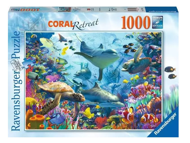 Ravensburger Puzzel Koraalrif Retraite 1000p (12001172) in de groep SPEELGOED, KINDER- & BABYPRODUCTEN / Speelgoed / Puzzels bij TP E-commerce Nordic AB (C86099)